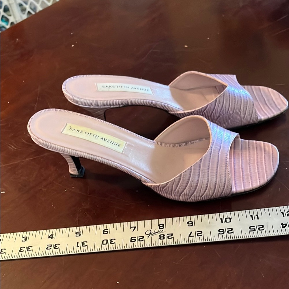 Saks Fifth Avenue Women's Pink Heeled Sandals